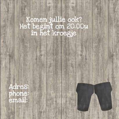 Uitnodiging verjaardag bier 3