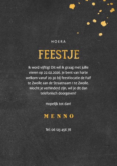 Uitnodiging verjaardag bierglas met foto en leeftijd 3