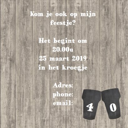 Uitnodiging verjaardag biertje 3