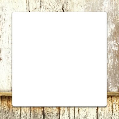 Uitnodiging verjaardag bord hout 3