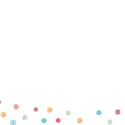 Uitnodiging verjaardag confetti 2