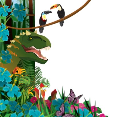 uitnodiging verjaardag dinosaurus jongenskaart 2