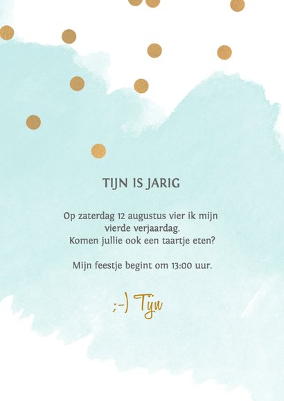 Verwonderend Uitnodiging verjaardag jongen 4 jaar | Kaartje2go DH-57