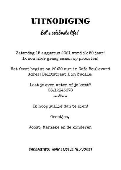Uitnodiging verjaardag man whiskey kraftlook 3