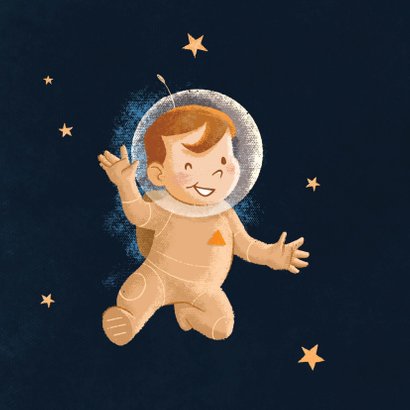 Uitnodiging verjaardag spacecadet kinderfeestje 2