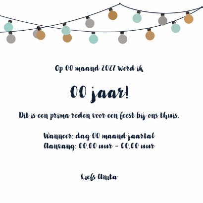 Uitnodiging verjaardagsfeest 3