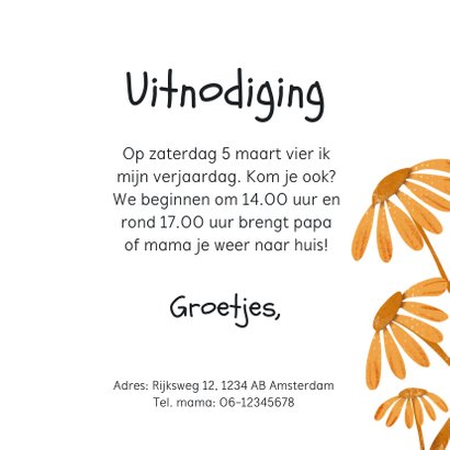 Uitnodiging verlegen kijkend nijlpaard 3