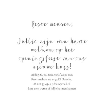 Uitnodiging voor een borrel of feestje 3