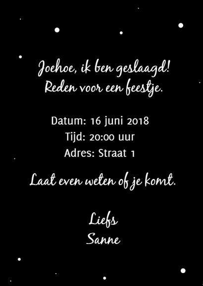 Uitnodiging voor een Examenfeestje 3