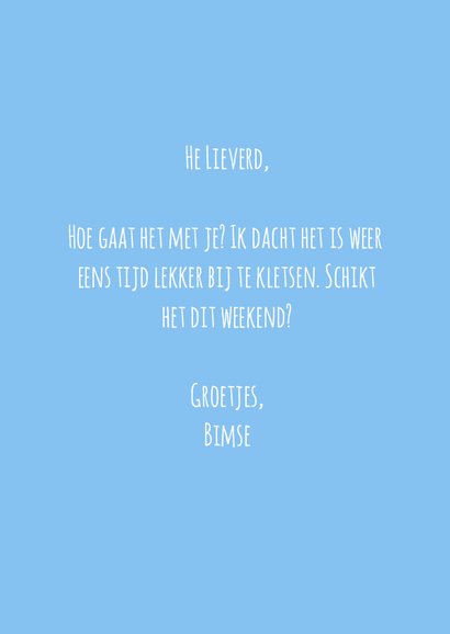Uitnodiging voor een lekker uitje! 3
