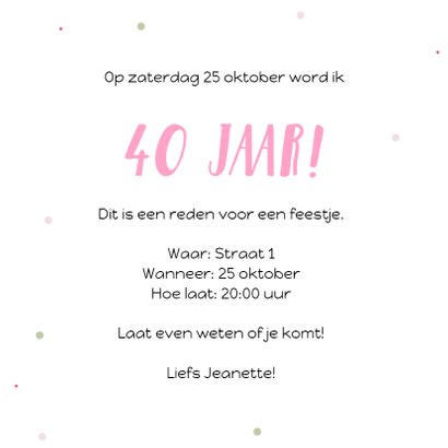 Uitnodiging: voor een verjaardagsfeestje 3