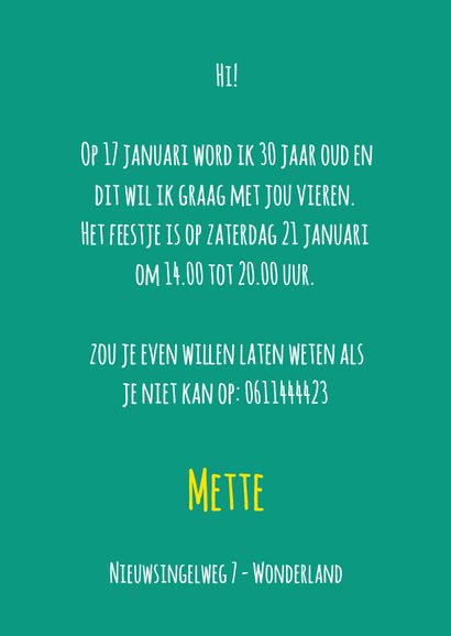 Uitnodiging voor een vet feestje! 3