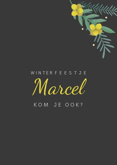 Uitnodiging winterfeest ijshockey schaatsen 3
