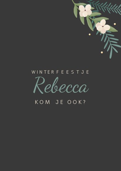 Uitnodiging winterfeest 3