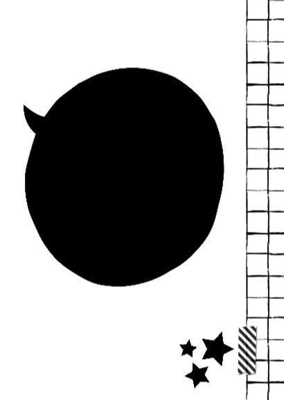 Uitnodiging Zwart Wit Grid 3
