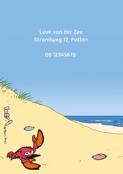 Uitnodiging zwemfeestje Loeki 2