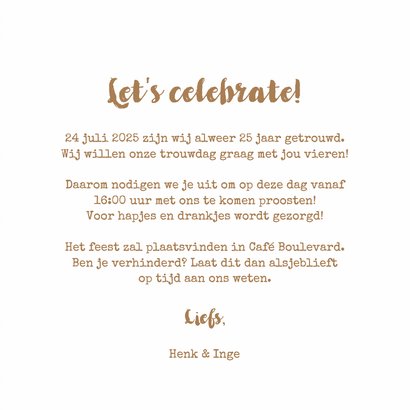 Uitnodigingskaart etentje feestje kraft diner tafel doodle 3