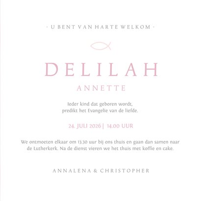 Uitnodigingskaart voor opdraging met duif 3