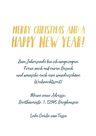 Umzug zu Weihnachten und Neujahr 3