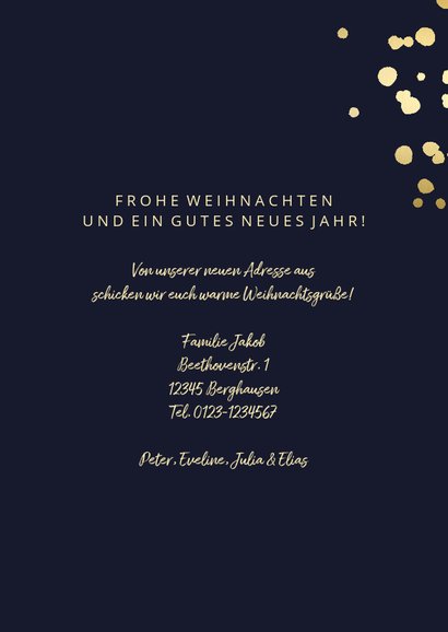 Umzugskarte New year - New home 3