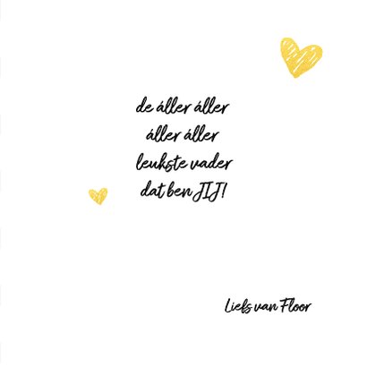 Vaderdag - de liefste vader ben jij 3
