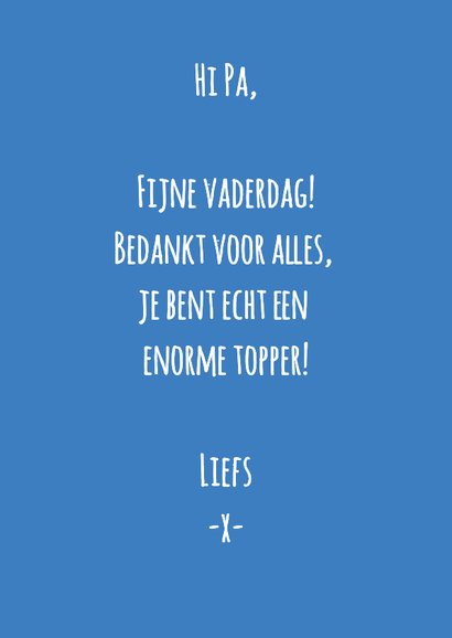 Vaderdag kaart we draaien er niet omheen 3