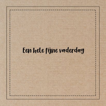 Vaderdag snor 3