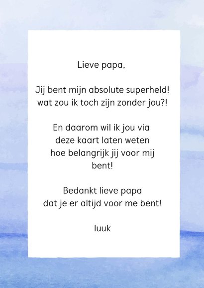 Vaderdag - You are my superhero! 3