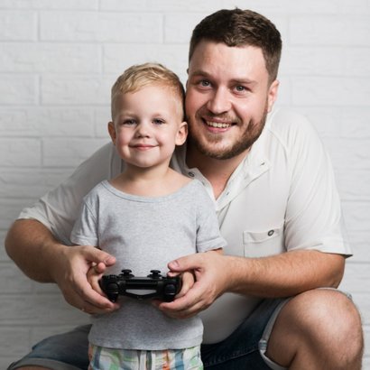 Vaderdagkaart bonus papa hip stoer goud sterren 2