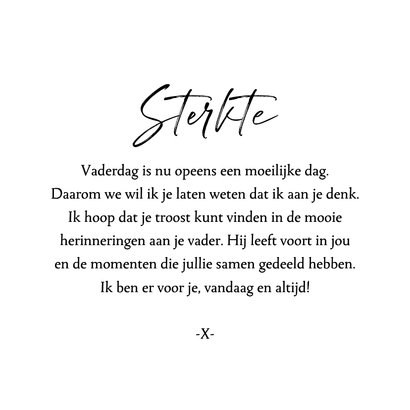 Vaderdagkaart dikke knuffel verlies vader hartjes denken aan 3