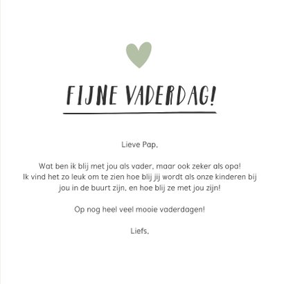 Vaderdagkaart handlettering voor de leukste opa 3