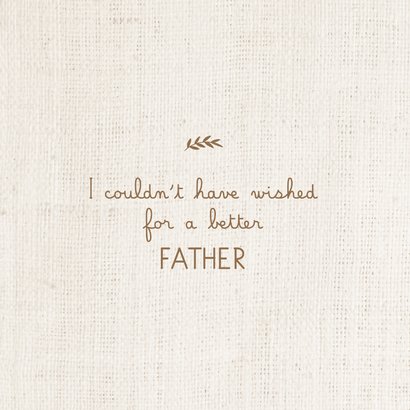 Vaderdagkaart happy Father's Day rustiek 2