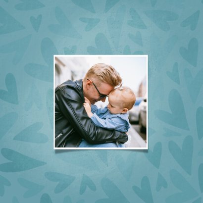 Vaderdagkaart met hartjes de liefste PAPA dat ben jij 2