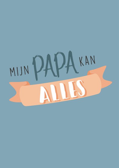 Vaderdagkaart met illustraties van wat de beste papa kan 2