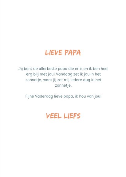 Vaderdagkaart met illustraties van wat de beste papa kan 3