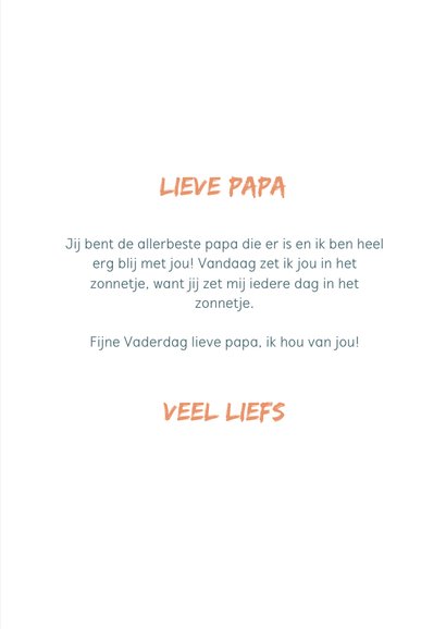 Vaderdagkaart met illustraties van wat de beste papa kan 3