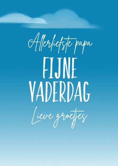 Vaderdagkaart met verrekijker 3