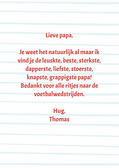 Vaderdagkaart papa is mijn nr. 1 3