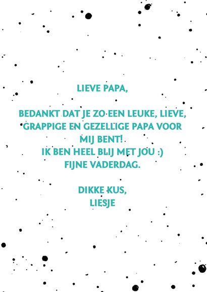 Vaderdagkaart papa staat op nr.1 3