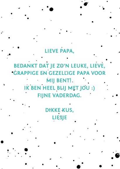 Vaderdagkaart papa staat op nr.1 3