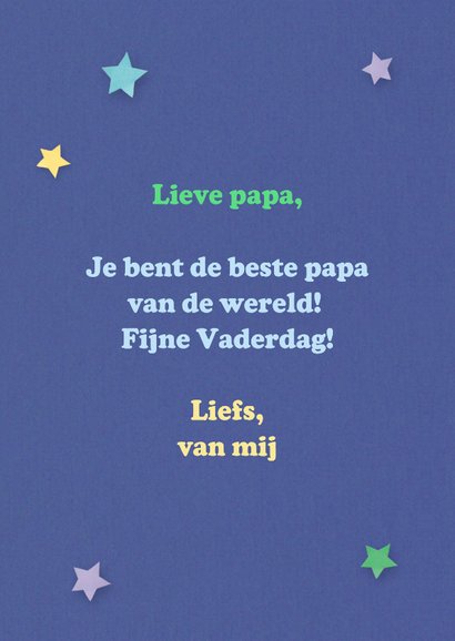 Vaderdagkaart rozet beste papa 3