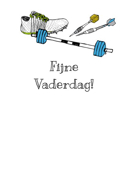 Vaderdagkaart sportief en snel 3