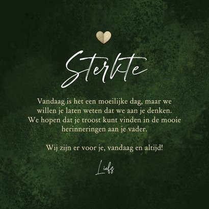 Vaderdagkaart sterkte kracht hartje ik denk aan je 3