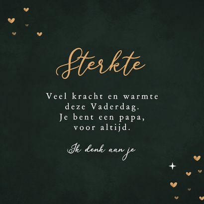 Vaderdagkaart stijlvol sterkte hartjes verlies kind 3
