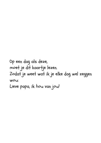 Vaderdagkaart 'Super blij met een papa als jij' 3