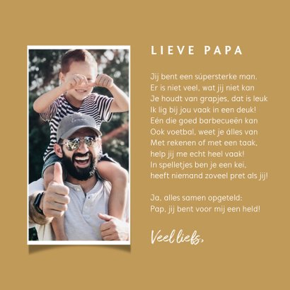 Vaderdagkaart super papa confetti typografie 3