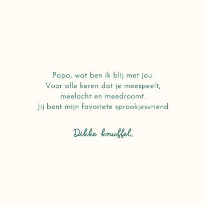 Vaderdagkaart voor de allerbeste verklede papa 3