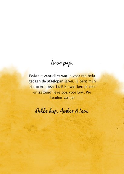 Vaderdagkaart voor de liefste papa en opa met | Kaartje2go