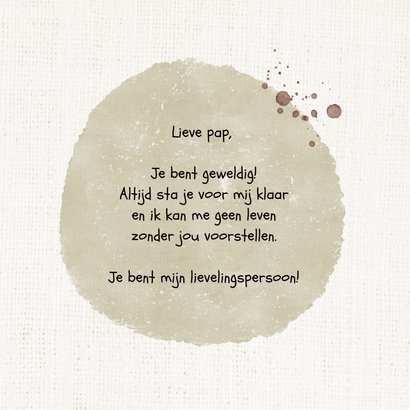Vaderdagkaart voor de liefste papa  3