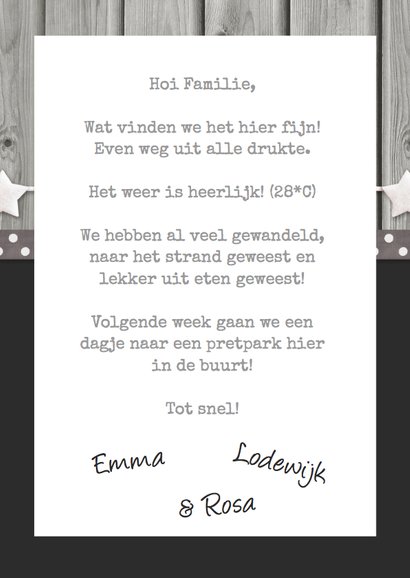 Vakantie fotocollage polaroid 3